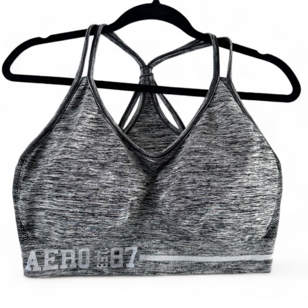 Aero Gray Women's Sports Bra